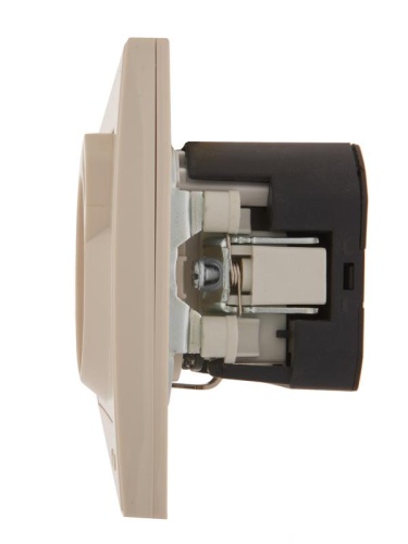 Розетка 1-м СП Rain 16А с заземл. + USB разъем крем. LEZARD 703-0303-181 фото 3 Розетка 1-м СП Rain 16А с заземл. + USB разъем крем. LEZARD 703-0303-181 фото 3