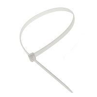Хомут-стяжка кабельная нейлоновая 4,8х200 мм белая (100 шт/20000 шт уп/кор) Промрукав | код PR08.2711 | ПРОМРУКАВ