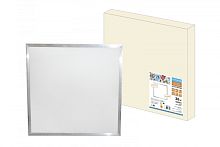 Ультратонкая светодиодная панель ЛП 02 595х595х 2800 лм 36Вт 6500К хром, без драйвера, Народная | код SQ0329-0262 | TDM НАРОДНЫЙ