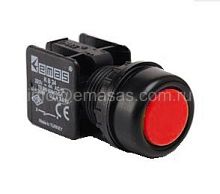 Кнопка водозащитная Красная (1НЗ) | код KB12RK | EMAS