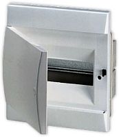 UNIBOX бокс в нишу 8М непрозр.дверь белый (с клемм), (пластик) | код 1SL0500A06 | ABB