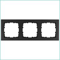 Рамка G-Classic 3-постовая, цвет Антрацит | код G1003B | Jasmart
