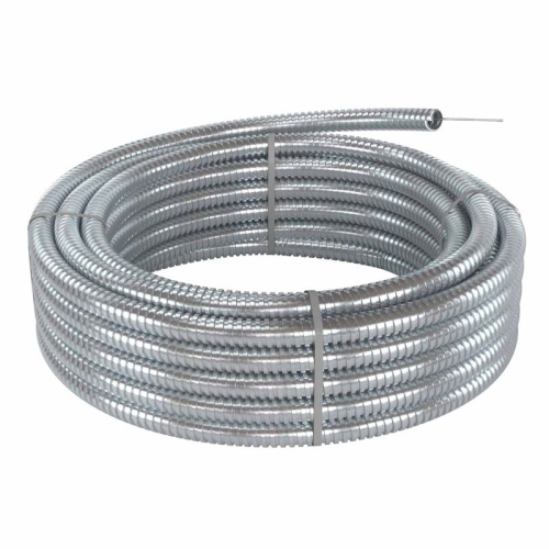 Металлорукав из оцинкованной стали с протяжкой DN 35мм, Dвн 35,0 мм, Dнар 39,5 мм, IP40, 25м | код 667R3539P | DKC фото 3 Металлорукав из оцинкованной стали с протяжкой DN 35мм, Dвн 35,0 мм, Dнар 39,5 мм, IP40, 25м | код 667R3539P | DKC фото 3