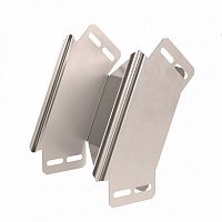 Угол вертикальный внешний 45 градусов Стандарт INOX (AISI 409) 150х80 Промрукав | код PR16.2962 | ПРОМРУКАВ