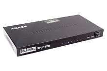 Разветвитель HDMI Cablexpert DSP-8PH4-03, HD19F/8x19F, 1 компьютер => 8 мониторов, Full-HD, 3D, 1.4v, каскадируемый | код DSP-8PH4-03 | Cablexpert