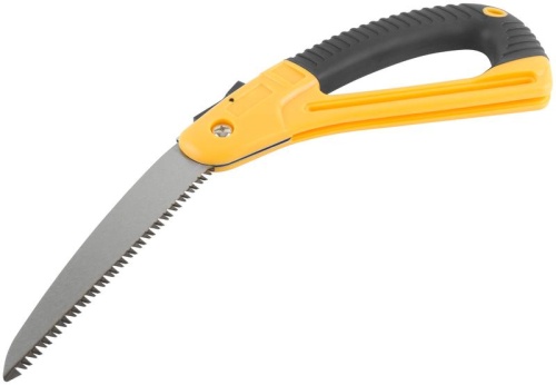 Ножовка садовая складная, мелкий каленый зуб, 3D заточка, 180 мм | код 40590 | FIT
