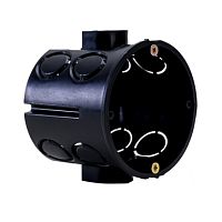 Коробка установочная КМТ-010-060 со стыковочными узлами для твердых стен (71х62) розничный стикер EKF | код plc-kmt-010-060-r | EKF