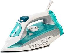 Утюг Galaxy Line GL 6127 2200Вт бирюзовый/белый | код 1793482 | GALAXY LINE