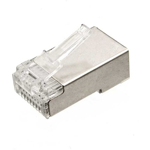 Разъём RJ RUICHI RJ45 (TP-8P8C) STP, 1 гнездо | код 64942 | Ruichi