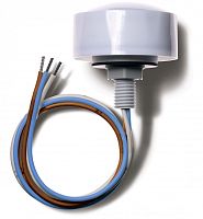 Фотореле корпусное для монтажа на улице, 1NO 16A, питание 230В АC, фиксированная чувствительность 10люкс, встроенный провод 500мм, степень защиты IP54 | код 106182300000 | FINDER