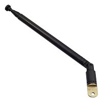 Антенна телескопическая поворотная RUICHI AST-15, диаметр 7мм, количество колен 6, 120-390 мм | код 89281 | Ruichi