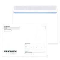 Конверты С5 (162х229 мм), отрывная лента, Куда-Кому , 80 г/м2, КОМПЛЕКТ 1000 шт., внутренняя запечатка, С5.02С, С5.02СКК | код 128290 | КУРТ