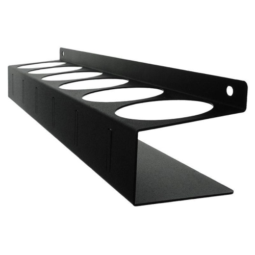 Держатель-органайзер для баллончиков, настенный, с крючками, черный, | код 38-0653 | REXANT фото 4