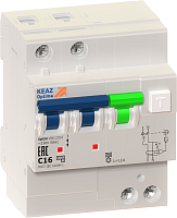 АВДТ с защитой от сверхтоков OptiDin VD63-22C20-A-ОМ4-РЕГ (2P, C20, 30mA) 10кА | код 361295 | КЭАЗ