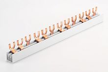 Шинка гребенчатая F-3L-1000/16, тип вилка, 3P-54Mod., 16mm?, 80A, 230/415V, 1000mm | код KF35416 | KASEEY