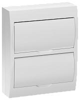 Корпус пластиковый ЩРН-П-24 бел. дверь IP41 GENERICA | код MKP13-N-24-41-K01-G | GENERICA by IEK