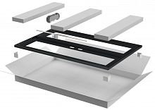 ITK Дверь перфор. двустворч. для шкафа LINEA N 38U 800мм чер | код LN05-38U8X-D2P | ITK by IEK