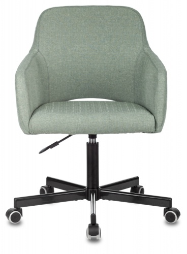 Кресло Бюрократ CH-380M придорожная трава 38-407 крестов. металл | код 1430557 | БЮРОКРАТ