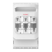 Горизонтальный Предохранитель Выключатель Разъединитель 160А 3P крепление на монтажную плату | код FSH00-3P | DKC