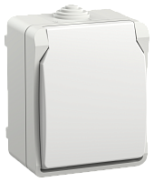 FORS Роз. с з/к/ш о/у 16А IP54 РСб20-3-ФБ бел. IEK | код ERS12-K01-16-54-DC | IEK