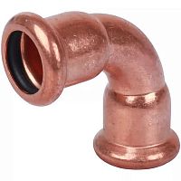 Отвод пресс 90 град. 15 для медных труб (16002A15) | код RG008TB7K4O242 | Sanha