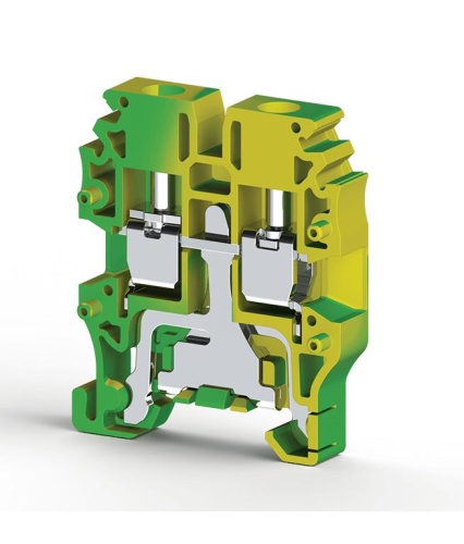 Клеммник винтовой мини 2.5кв.мм (земля) MVK 2.5T Klemsan 334420 Клеммник винтовой мини 2.5кв.мм (земля) MVK 2.5T Klemsan 334420