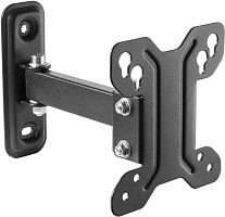 Кронштейн для телевизора Ultramounts UM892 черный 13-27 макс.30кг настенный поворотно-выдвижной и наклонный | код 1413085 | ULTRAMOUNTS