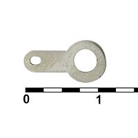 Клемма-лепесток одностороняя RUICHI 1-1-3.2-12, 3.2х12х6.3 мм, луженая медь | код 80322 | Ruichi