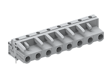 475356 Розетка на плату MCS, горизонт.,шаг 7.5мм, 6 конт., сер., шт | код 475356 | SUPU