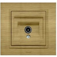 Zena без рамки береза розетка TV прох. | код 609-012700-272 | ABB