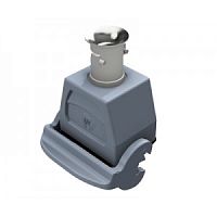 Крышка на кабель, разъема REVOS, Size 6, с уплотнителем, с одной защелкой, 1 кабельный ввод с разгрузкой на изгиб IP54 M20x1,5, с верхним расположением, материал корпуса: алюминиевый сплав | код 72.372.0635.3 | Wieland