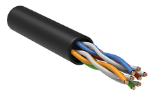 ITK Витая пара U/UTP 5E 4х2х24AWG LDPE черный (305м) РФ/С | код LC3-C5E04-139-S-R | ITK by IEK