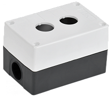 Корпус КП102-Р для кнопок 2 места белый IEK | код BKP10-2-K01-R | IEK