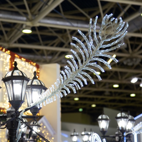 Световое пано Перо павлина 80х50 см. | код S-0003 | NEON-NIGHT