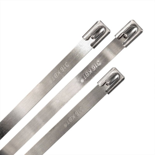 Хомут кабельный СКС (316) 12х1200 стальной Fortisflex 103068 фото 2 Хомут кабельный СКС (316) 12х1200 стальной Fortisflex 103068 фото 2