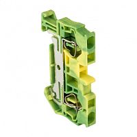 Колодка клеммная пружинная JXB-ST-4 4 вывода земля EKF | код plc-jxb-st-4-4-pen | EKF