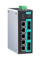 Коммутатор EDS-408A-3S-SC-T Ethernet switch, 5 10/100 BaseTx ports, 3 single mode 100BaseFx,SC, t:-40/+75C | код 00-06031628 | MOXA