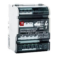 Шина нулевая в корпусе 4х7 | код. sn0-4x7 | EKF