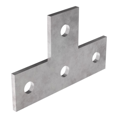Пластина Т-образная 4 отверстия Промрукав | код PR16.1126 | ПРОМРУКАВ Пластина Т-образная 4 отверстия Промрукав | код PR16.1126 | ПРОМРУКАВ
