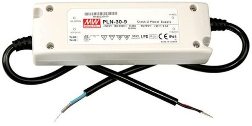 Источник питания AC-DC, 30Вт, IP64, вход 90…264В AC, 47…63Гц , ККМ, выход48В рег.-10%/0.63A, рег. 3...-25%, изоляция 3000В AC, в кожухе 147х47х30мм, -30…+40С | код PLN-30-48 | MeanWell Источник питания AC-DC, 30Вт, IP64, вход 90…264В AC, 47…63Гц , ККМ, выход48В рег.-10%/0.63A, рег. 3...-25%, изоляция 3000В AC, в кожухе 147х47х30мм, -30…+40С | код PLN-30-48 | MeanWell