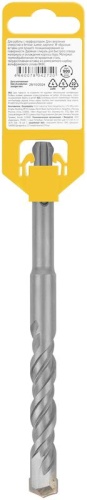 Бур по бетону SDS PLUS профи W-образная вставка двойная спираль 14х160мм FIT 32811 фото 4 Бур по бетону SDS PLUS профи W-образная вставка двойная спираль 14х160мм FIT 32811 фото 4