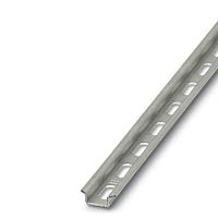 DIN-рейка перфорированная TH15(TS15), 15x5.5x1mm, перф. 18x6.3 - 25mm, L=2m, сталь хол. оцинк. 8µm | код 865.241 | Scame