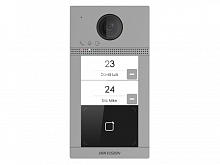 Панель вызывная 2Мп IP на двух абонентов с ИК-подсветкой и Wi-Fi | код 305302346 | Hikvision