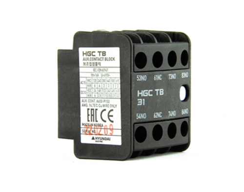 Блок вспомогательных контактов фронтальный HGC TB 13NS (для HGC9-100, UMC9-100, HGR) | код 13.01.01.000683 | HYUNDAI Блок вспомогательных контактов фронтальный HGC TB 13NS (для HGC9-100, UMC9-100, HGR) | код 13.01.01.000683 | HYUNDAI