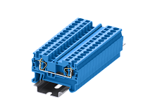 TC4-2-BU Клемма TC 1-1 проходная пружин., сеч.4мм2, син., шт | код TC4-2-BU | SUPU