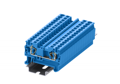 TC4-2-BU Клемма TC 1-1 проходная пружин., сеч.4мм2, син., шт | код TC4-2-BU | SUPU TC4-2-BU Клемма TC 1-1 проходная пружин., сеч.4мм2, син., шт | код TC4-2-BU | SUPU