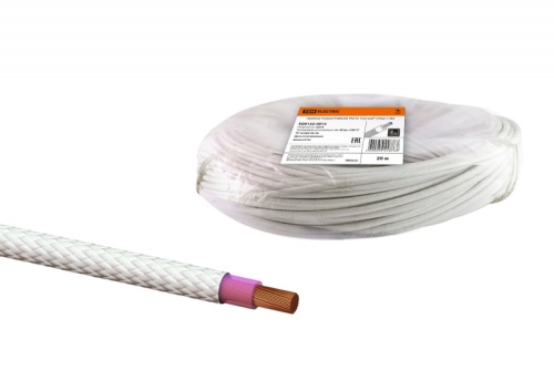 Провод термостойкий РКГМ 10 мм (бухта 20м) ТРТС | код SQ0122-0014| РЭМЗ ТМ