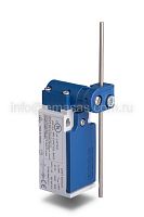 Выключатель концевой быстрого переключения угловой многонаправленный с пластмассовой консолью, стальным регулируемым рычагом (1НО+1НЗ), L5K13REM121 | код L5K13REM121 | EMAS