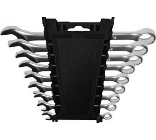 Ключи комбинированные в пластиковом держателе, набор 12 шт (6-22 мм) | код 63418 | FIT