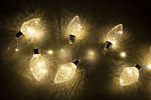 Гирлянда "Ягоды" LDM50WW-BO-BS 50LED 1.5м IP20 0.6Вт 3 ААА батарейки разноцв. | код 4690601047441 | SHLights